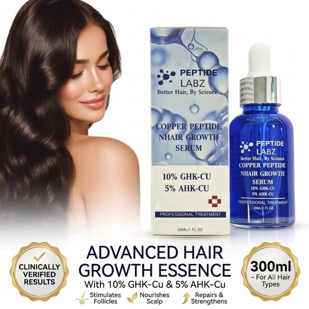Hyaluronic Acid Facial Serum - Hair Growth Essence Copper Peptide GHK