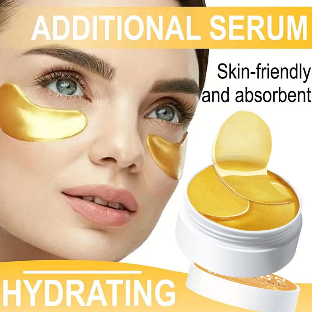 Collagen Under Eye Patches - Collagen Vitamin Eye Mask 60pcs with