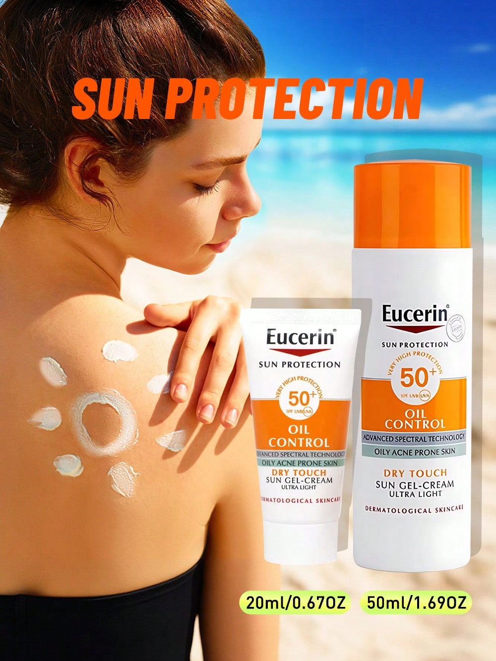 Spf 50 Waterproof Sunscreen - Eucerin Oil Control Face Sunscreen SPF50+