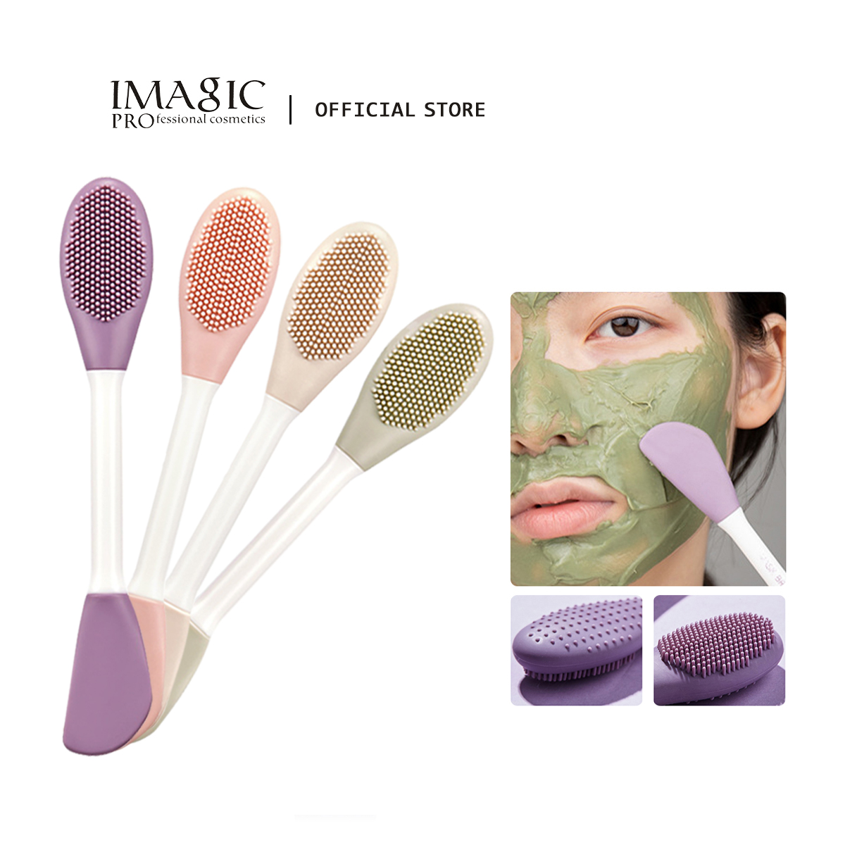 Silicone Face Scrubber Electric - IMAGIC Silicone Facial Cleansing & Mask