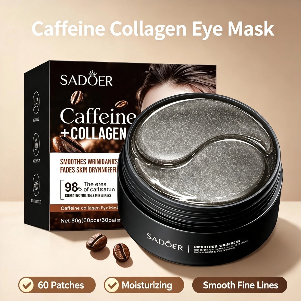 Collagen Under Eye Patches - Caffeine Collagen Eye Mask Anti Dark
