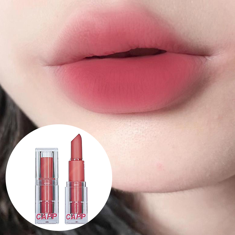 Transparent Acrylic Lipstick 6 - Matte Velvet Lip Tint Long Lasting recension och pris