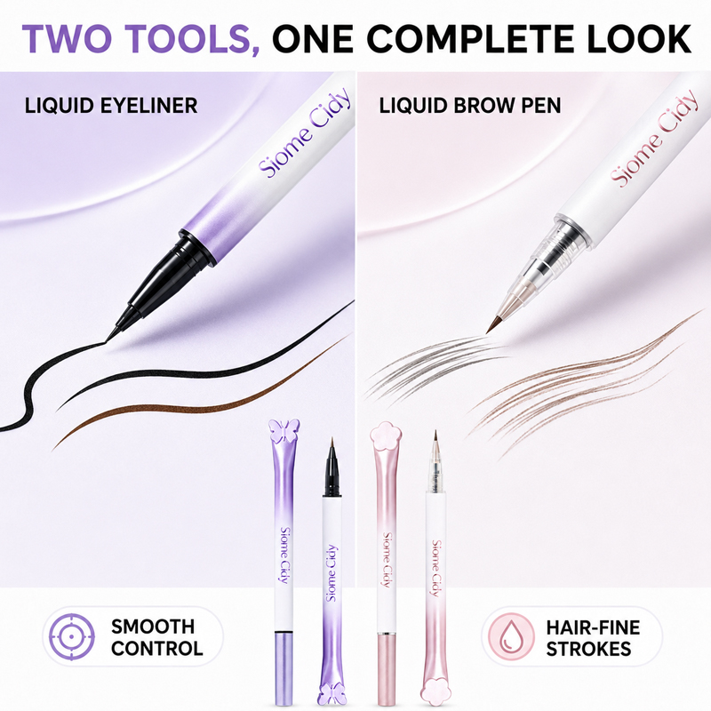 Siome Cidy 4PCS Liquid Eyeline - Waterproof Liquid Eyeliner Pen recension och pris