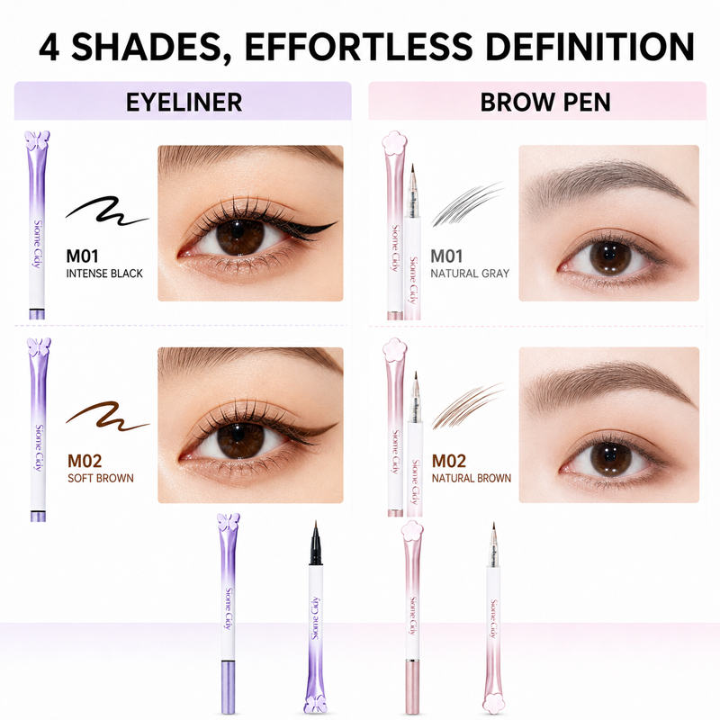 Siome Cidy 4PCS Liquid Eyeline - Waterproof Liquid Eyeliner Pen recension och pris