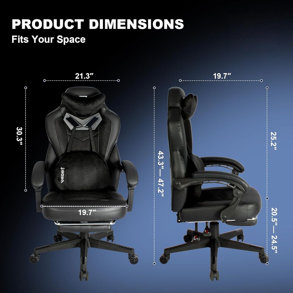 Gaming Chair PRO, Ergonomic Ga - Massage recension och pris