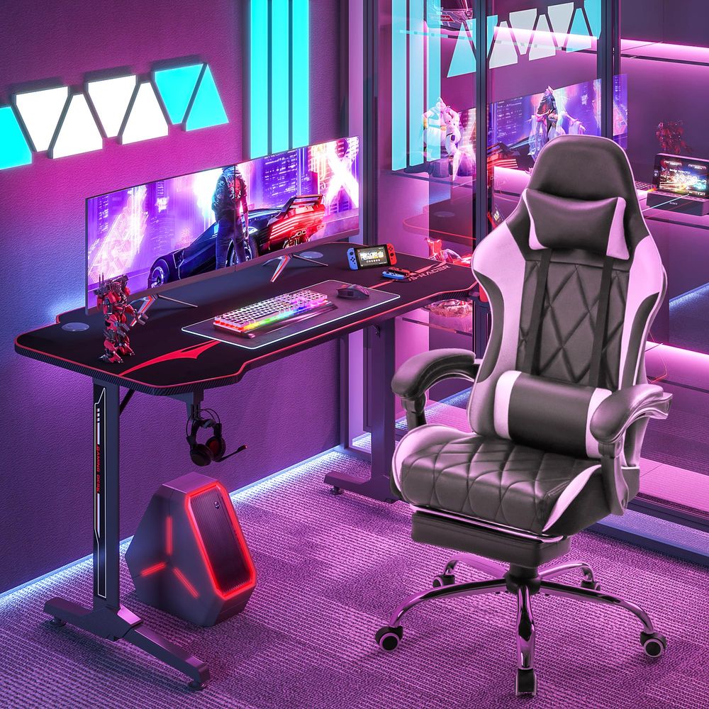 Gaming Chair, Computer Chair w - Massage recension och pris