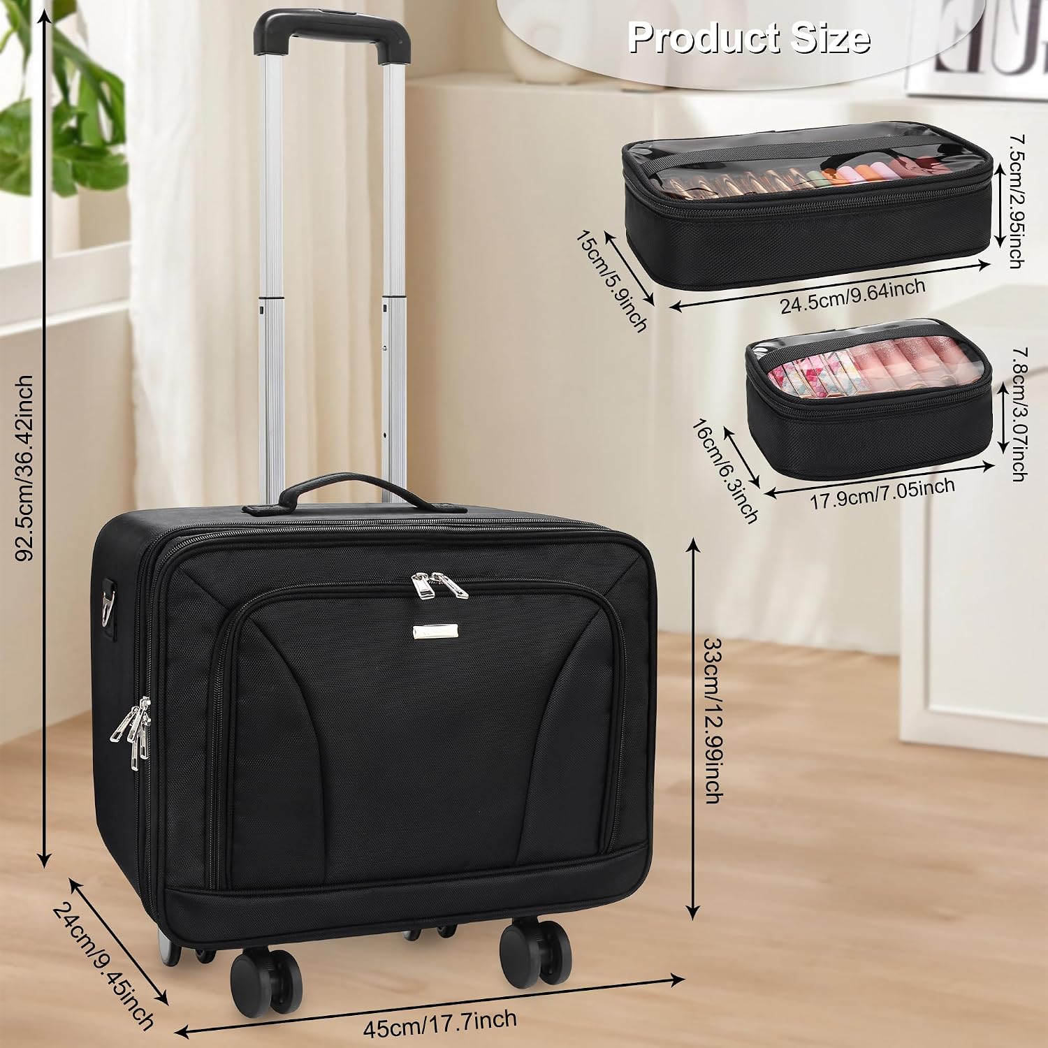 Extra Large Rolling Makeup Tra - Makeup recension och pris
