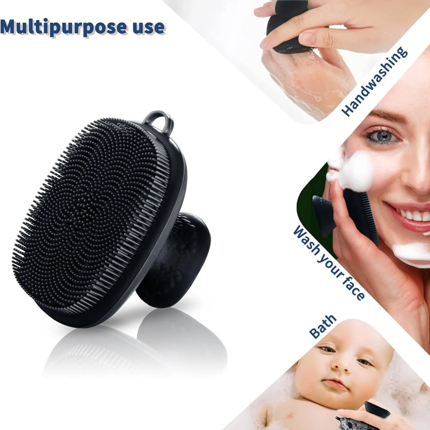 Silicone Face Scrubber for Men - Silicone Face Scrubber Electric recension och pris