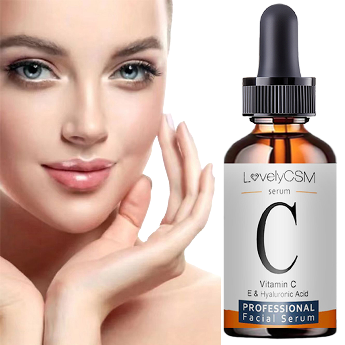 Facial Serum Vitamin C Liquid  - Hyaluronic Acid Facial Serum recension och pris