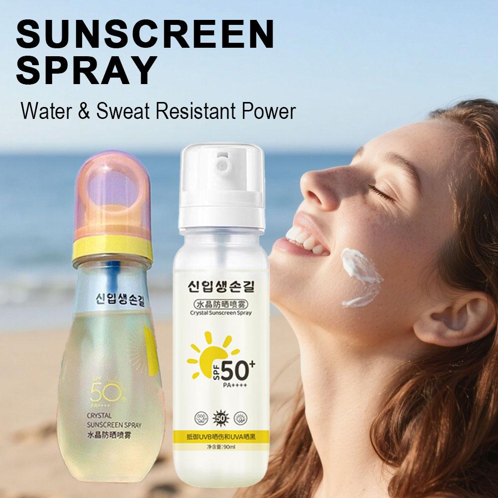 Korean Spf 50+ Sunscreen Spray - Spf 50 Waterproof Sunscreen recension och pris