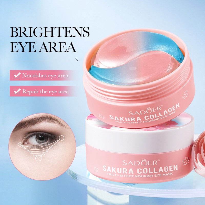 60Pcs Sakura Collagen Multi-Ef - Collagen Under Eye Patches recension och pris