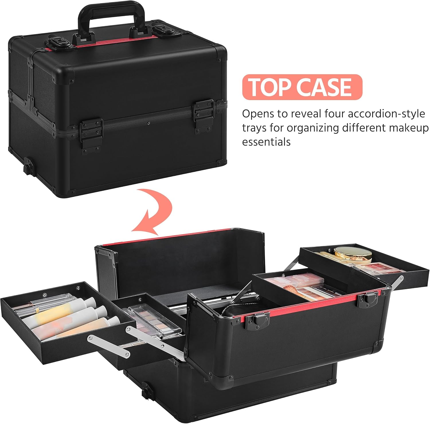 Rolling Makeup Train Case, Cos - Makeup recension och pris