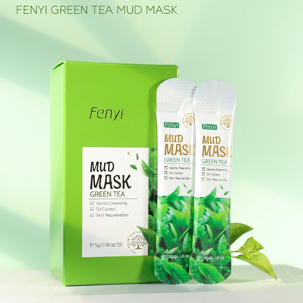 Fenyi Green Tea Clay Mask 5gx2 - Green Tea Cleansing Clay Mask recension och pris
